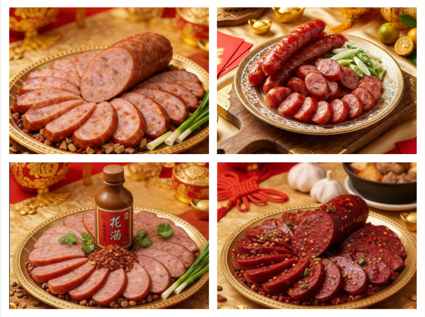 鮮進 香腸 3包（5條入300G/包） 【飛魚卵/ 蒜味/花雕酒/四川麻辣】四種口味