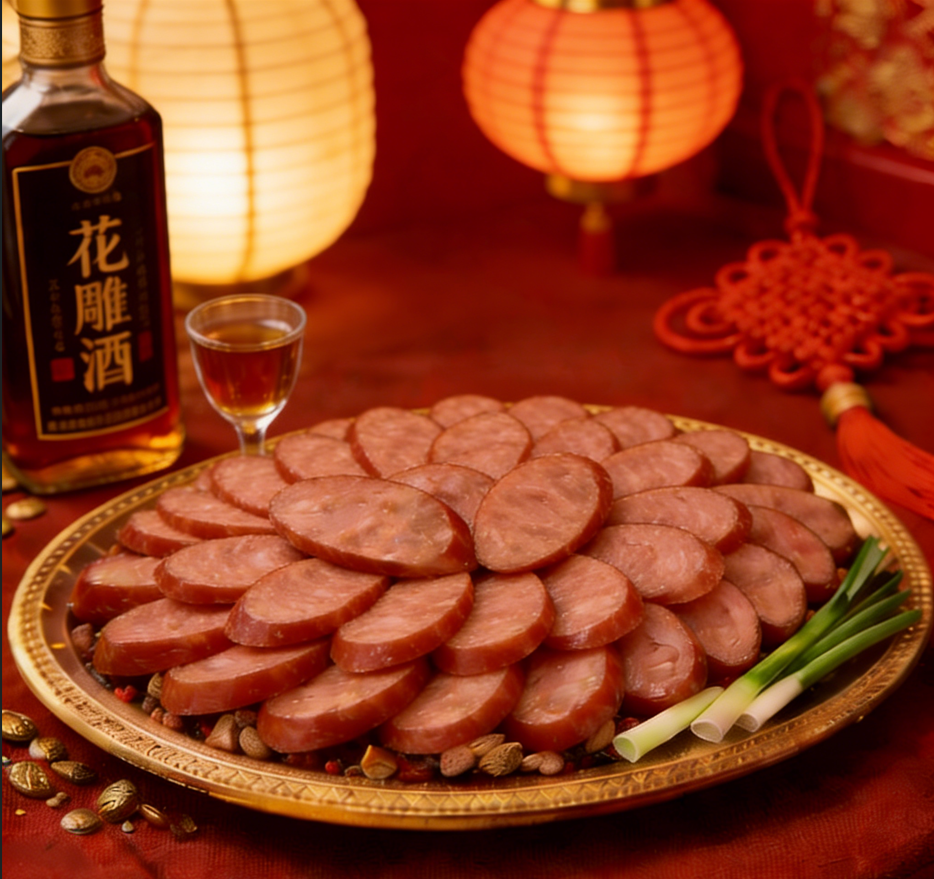 鮮進 香腸 6包（5條入300G/包） 【飛魚卵/ 蒜味/花雕酒/四川麻辣】四種口味