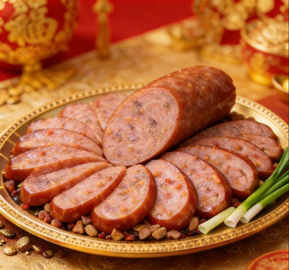 鮮進 香腸 6包（5條入300G/包） 【飛魚卵/ 蒜味/花雕酒/四川麻辣】四種口味