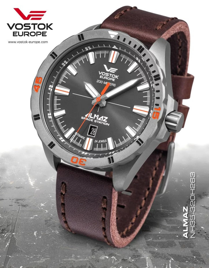 (鈦殼 ) Vostok Europe 東歐機械錶 蘇聯 金剛石太空站系列 