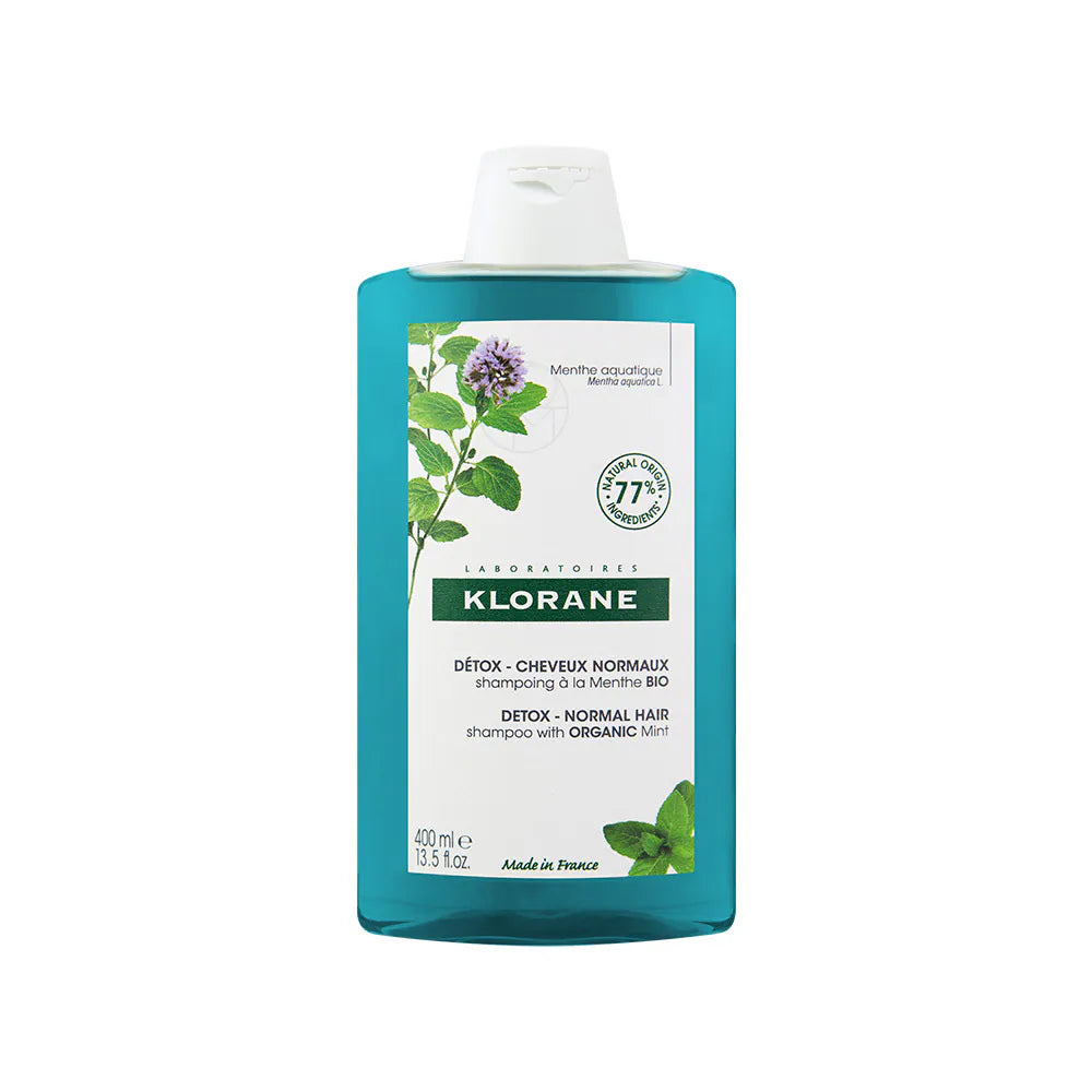 KLORANE蔻蘿蘭 水薄荷植萃涼感淨化洗髮精(400ml)【短效：2026/07】