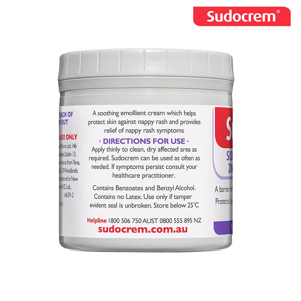 【英國 Sudocrem】寶貝肌膚萬用舒緩霜 400g（英國兒科醫生推薦、國際航空版）