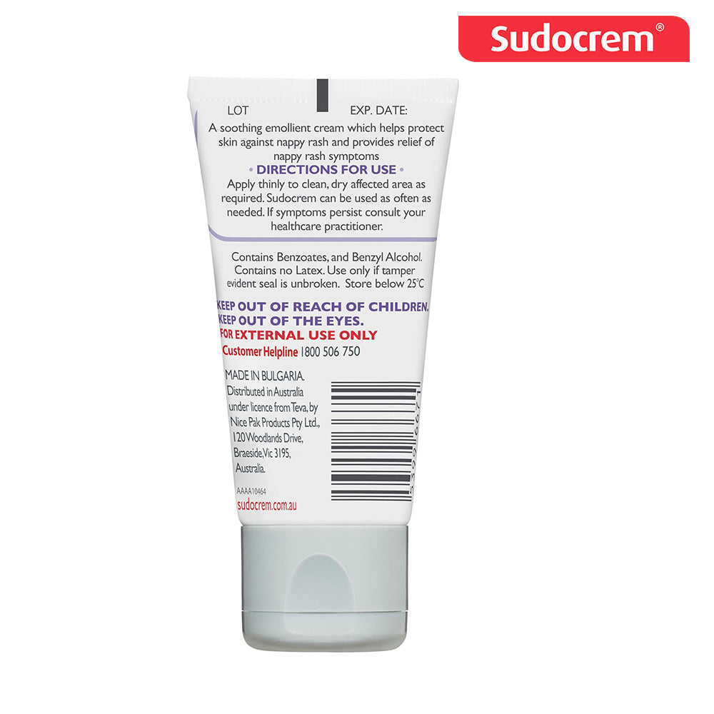 【英國 Sudocrem】寶貝肌膚萬用舒緩霜30g（英國兒科醫生推薦、國際航空版）