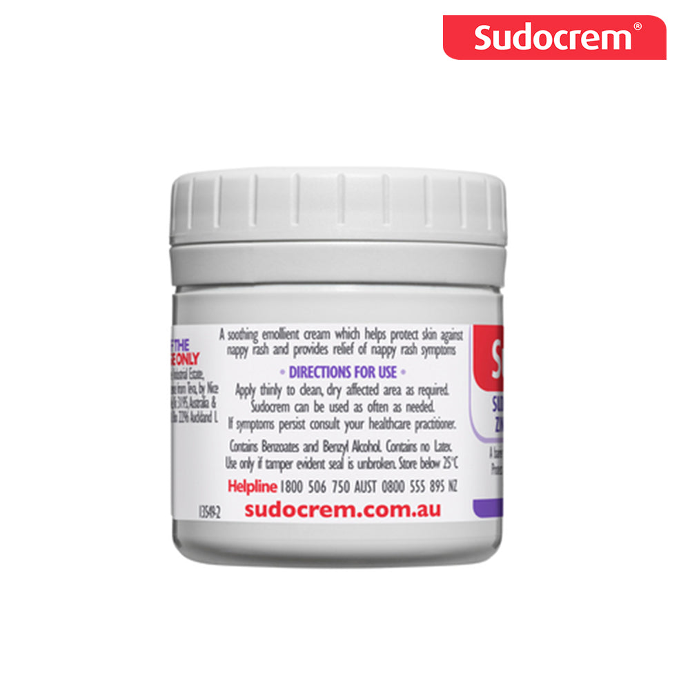 【英國 Sudocrem】寶貝肌膚萬用舒緩霜 60g（英國兒科醫生推薦、國際航空 版）