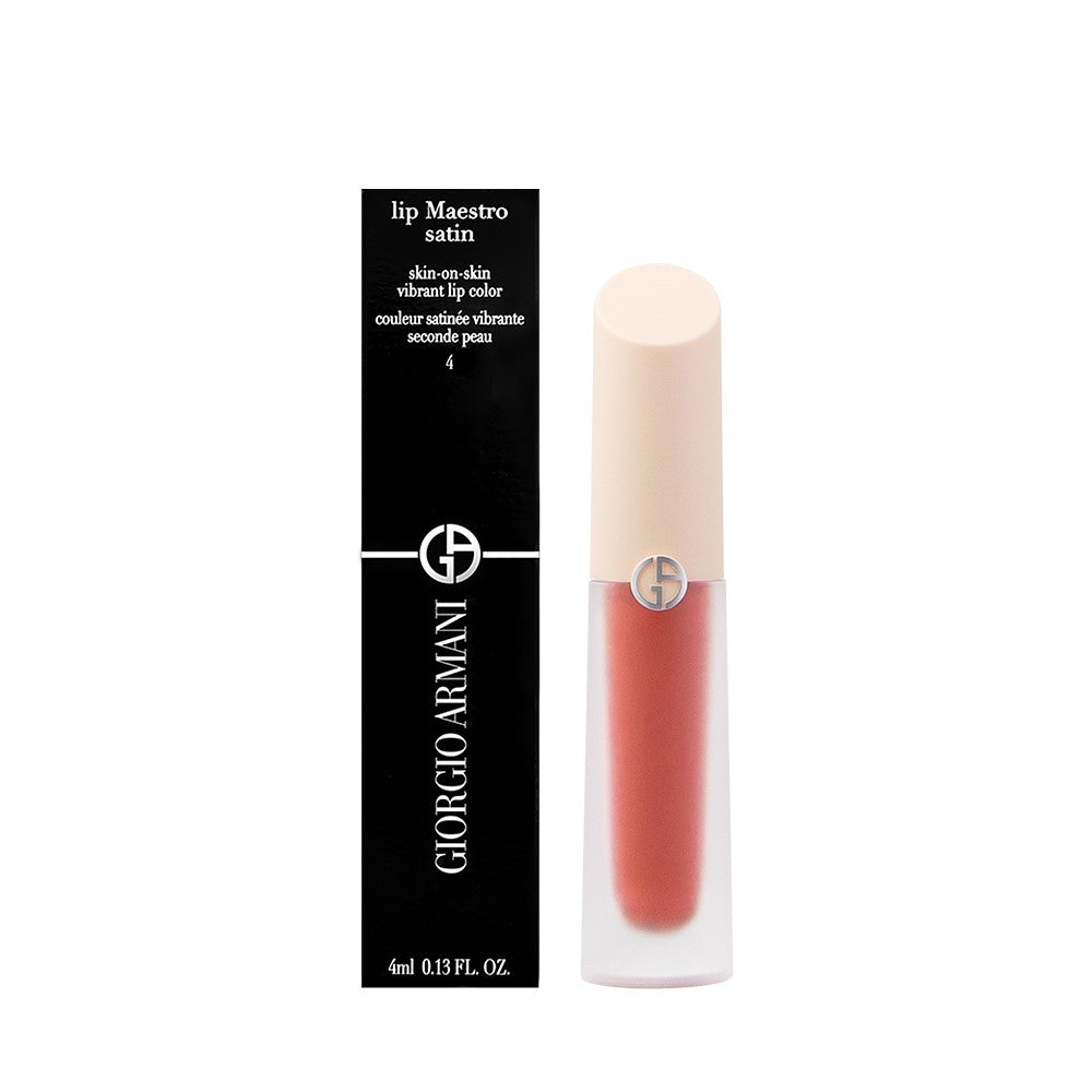 Giorgio Armani 奢華絲緞訂製水唇釉 裸粉限定版（4ml） #4