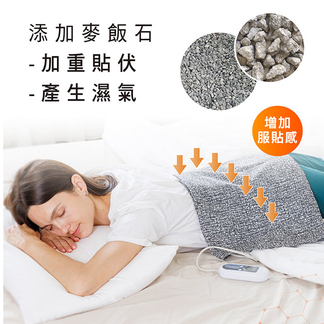 【韓國甲珍】麥飯石遠紅外線石墨烯熱敷墊(加熱升級版) SHP612 PLUS