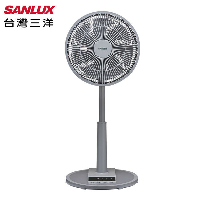 SANLUX台灣三洋12吋微電腦自然風遙控立扇(灰色) EF-T12AJ2