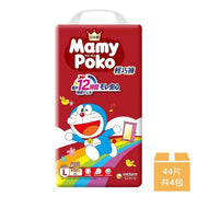 【滿意寶寶】 哆啦A夢輕巧褲 日本境內版 L號 44片*4包/箱