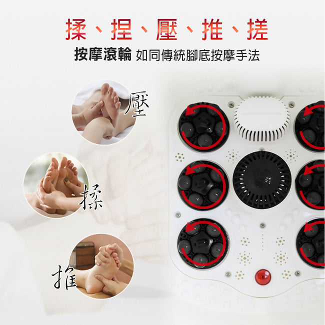 勳風石墨稀鏡面觸控電動滾輪足浴機/泡腳機 HF-G6718