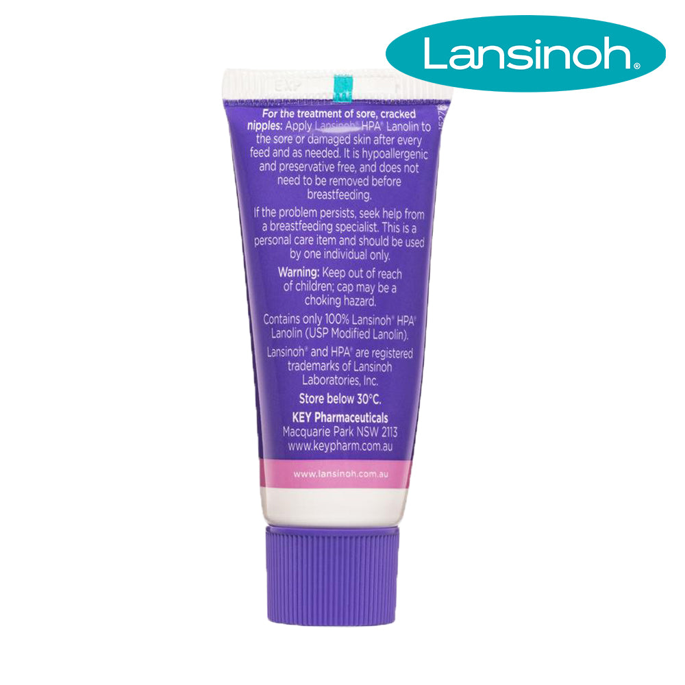 【Lansinoh 蘭思諾】100% 純羊毛脂乳膏 15g（低敏不含防腐劑、國際航空版）
