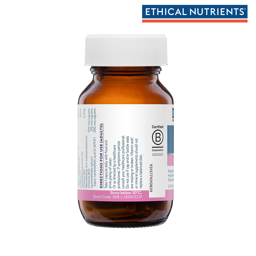 【澳洲 Ethical Nutrients】超級鐵膠囊 30 粒（含活性 B 群、國際航空版）