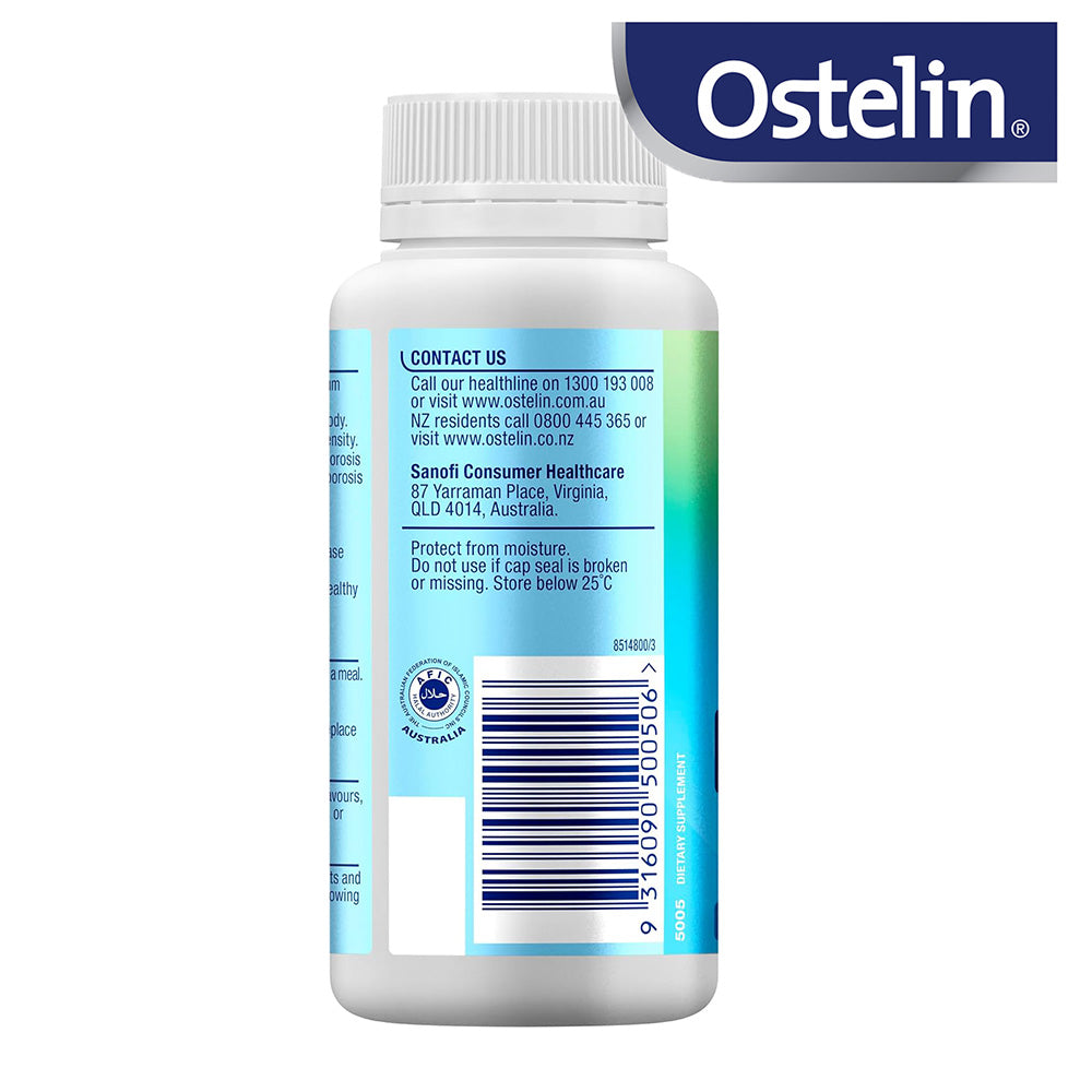 【Ostelin 奥斯特林】成人鈣＋維生素 D3 130 片（不含麩質、乳糖、國際航空版）