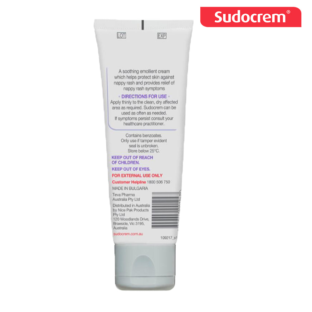 【英國 Sudocrem】寶貝肌膚萬用舒緩霜 100g（英國兒科醫生推薦、國際航空 版）