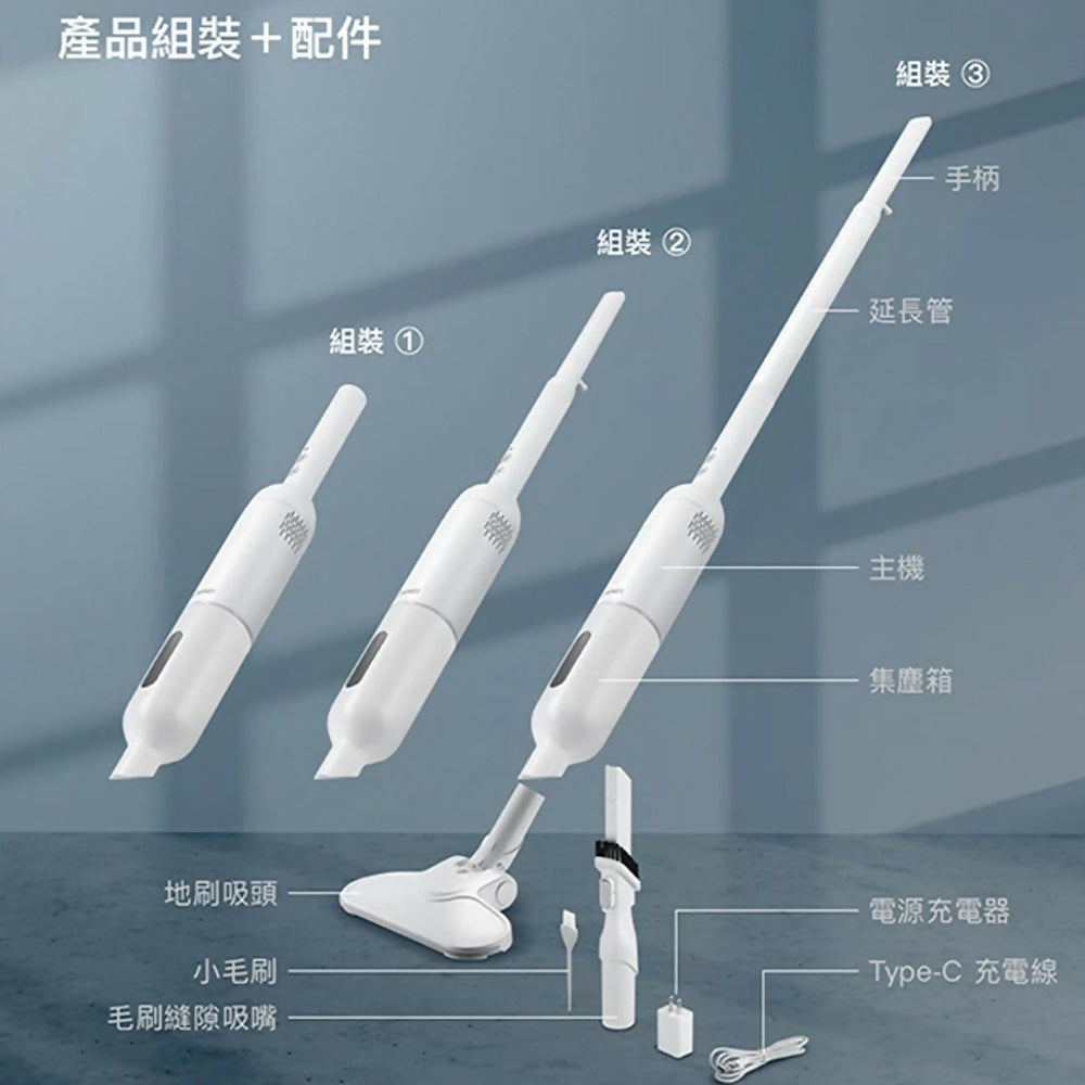 CHIMEI奇美無線手持直立兩用吸塵器 VC-SQ3LS0