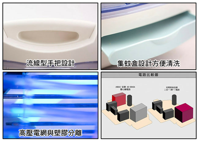 安寶22W直立壁掛二用捕蚊燈 AB-9722
