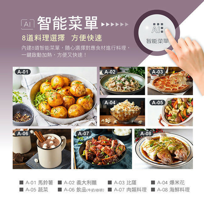 CHIMEI奇美20L智能微觸控平台式微波爐 MV-20C0FM