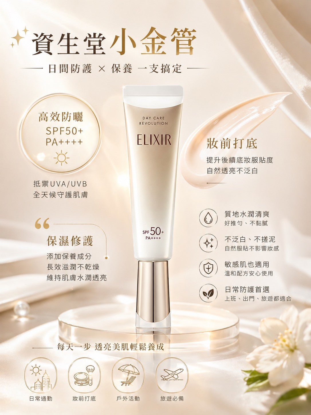 怡麗絲爾 彈潤美肌乳(新) 35ml