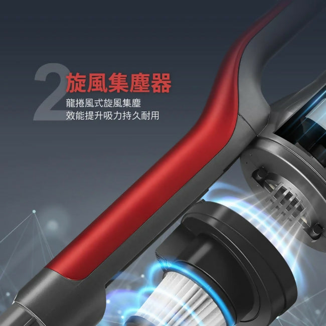 CHIMEI奇美LED電動地刷手持強力氣旋吸塵器 VC-HUNPH0