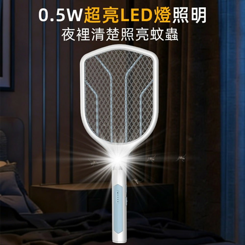 安寶三層網充電式捕蚊拍/電蚊拍 AB-9922(新款)
