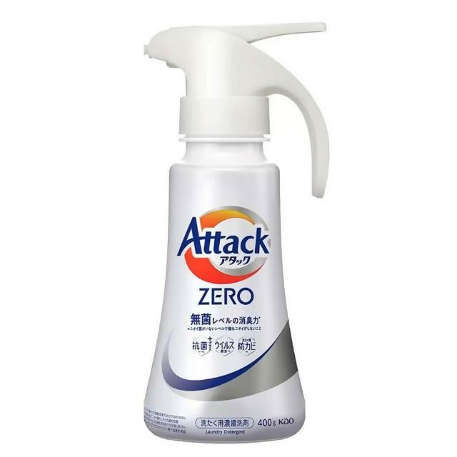 【一匙靈】Attack ZERO 超濃縮噴槍型洗衣凝露 400公克+ 補充包 2100公克