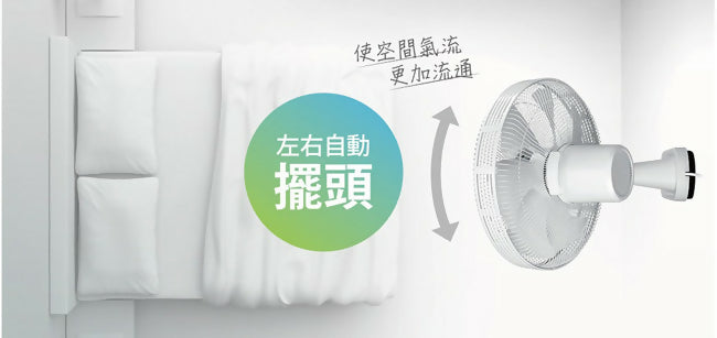 CHIMEI奇美14吋DC馬達遙控壁扇 DF-14A0WD