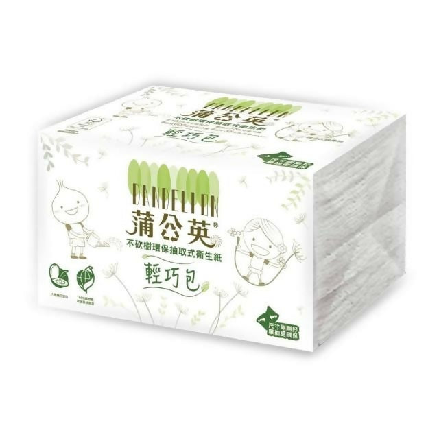 【蒲公英】環保抽取式輕巧包衛生紙 120抽*20包*6串/箱