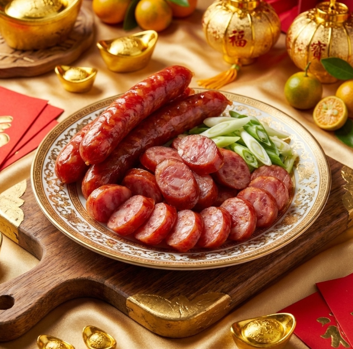 鮮進 香腸 3包（5條入300G/包） 【飛魚卵/ 蒜味/花雕酒/四川麻辣】四種口味