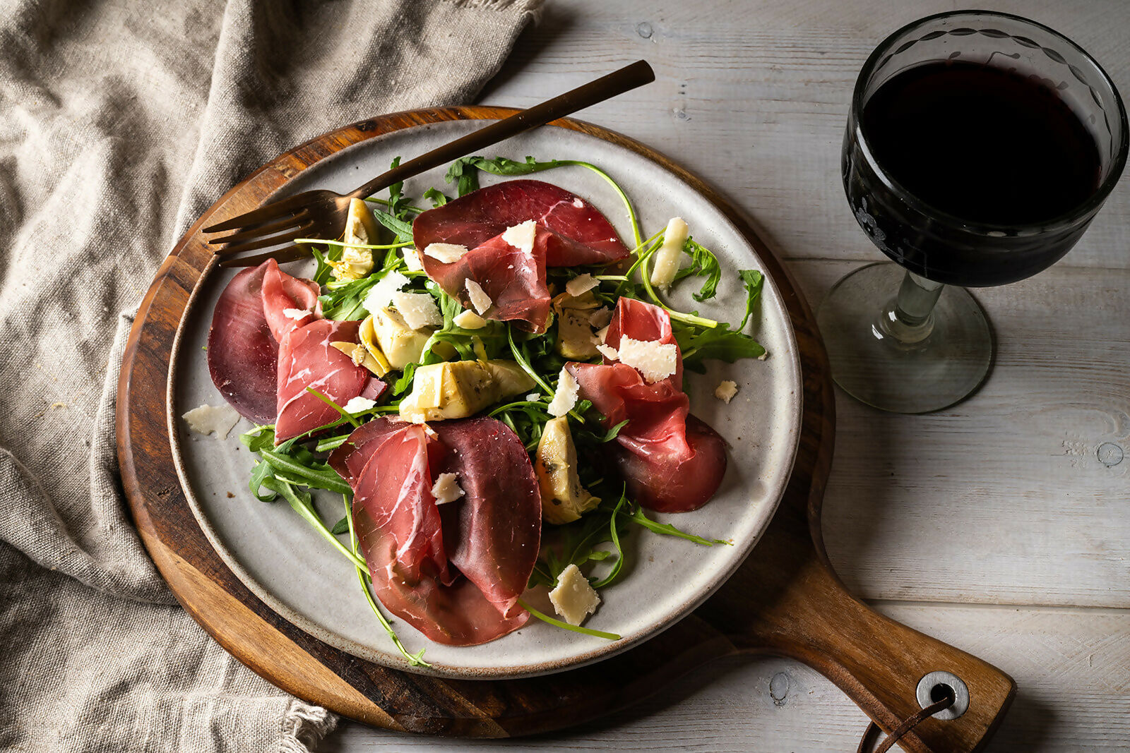 台灣在地生產【Bresaola】義式熟成風乾牛臀肉生火腿《切片真空小包裝》55g
