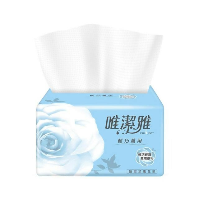 【唯潔雅】萬用抽取式衛生紙 120抽x30包/串(輕巧包)