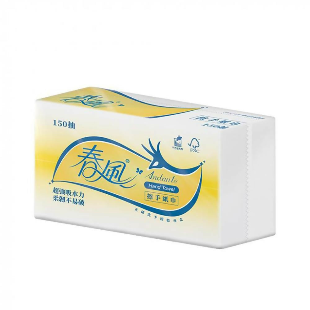 【春風】 3折擦手紙 150張x5包x2串