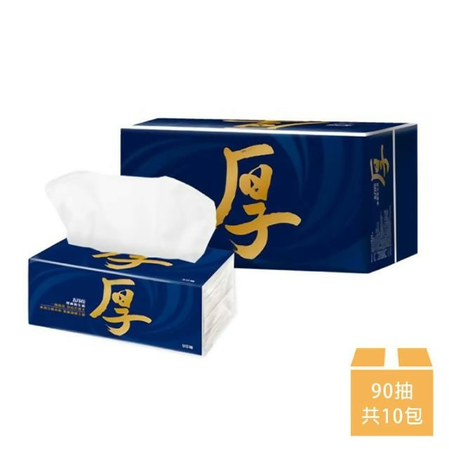 【MAY FLOWER 五月花】 厚棒抽取式衛生紙 90抽x10包/串