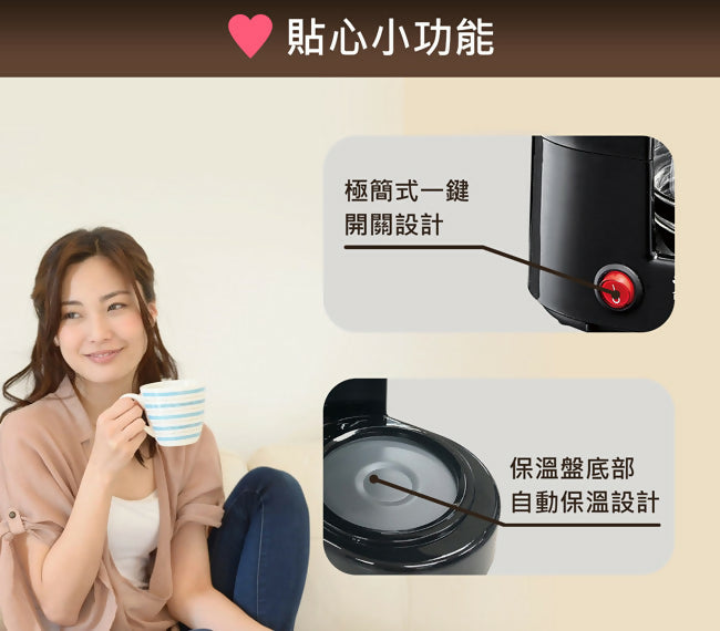 SANLUX台灣三洋4人份美式咖啡機 SAC-04A