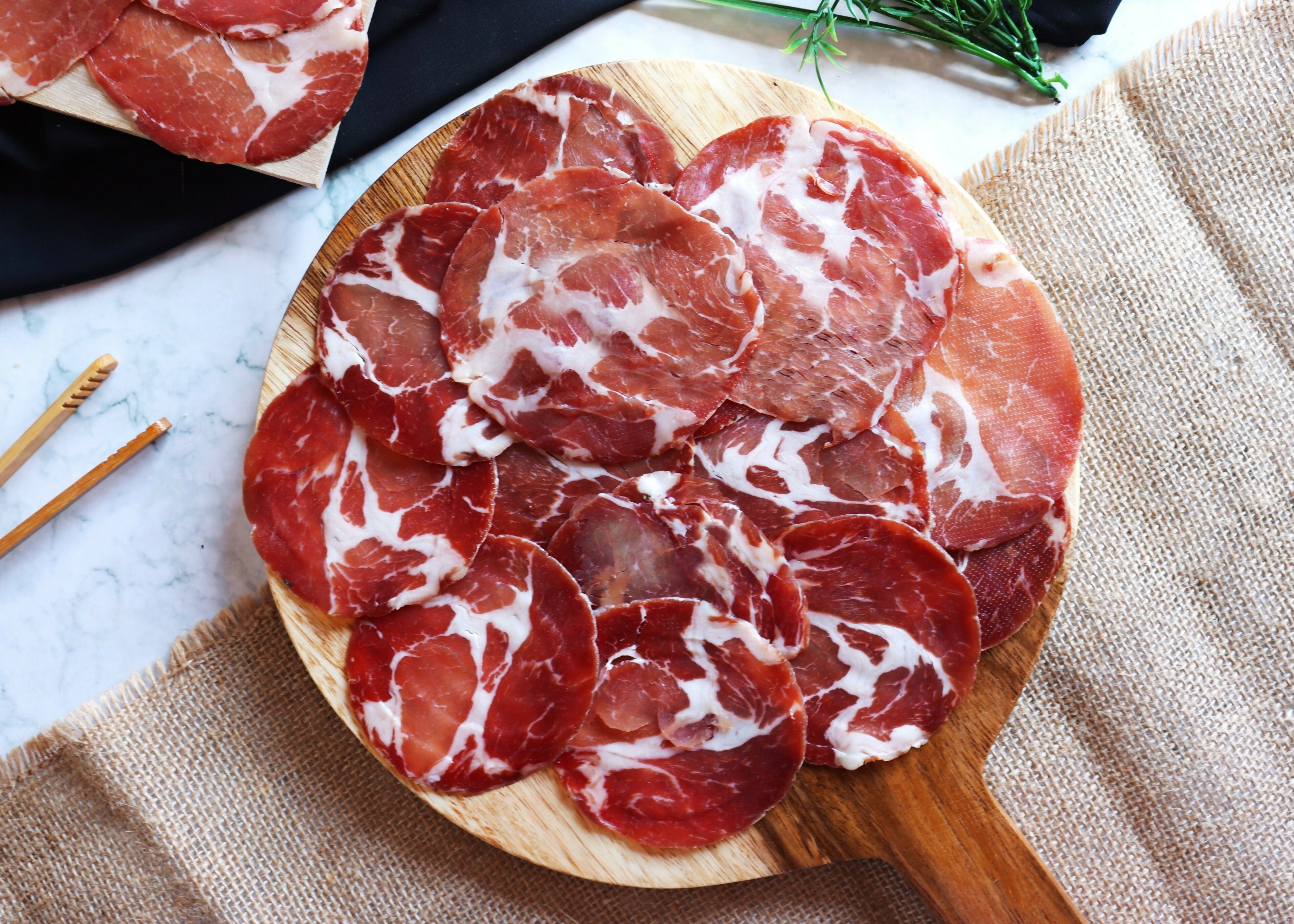 台灣在地生產【Coppa】義式寇帕臘肉《切片真空小包裝》65g
