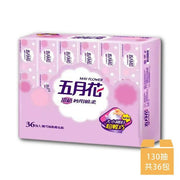 【MAY FLOWER 五月花】妙用綿柔輕巧包抽取式衛生紙130抽x36包/串