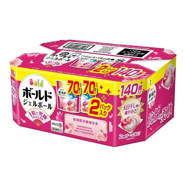 【P&G】 Bold 4合1洗衣膠囊 淡雅花香 70顆x2袋入