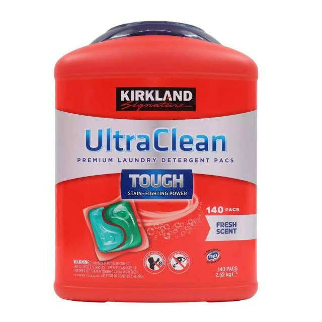 【Kirkland Signature 科克蘭 】強效洗衣膠囊清新香 140顆(送好禮_贈品隨機出貨)