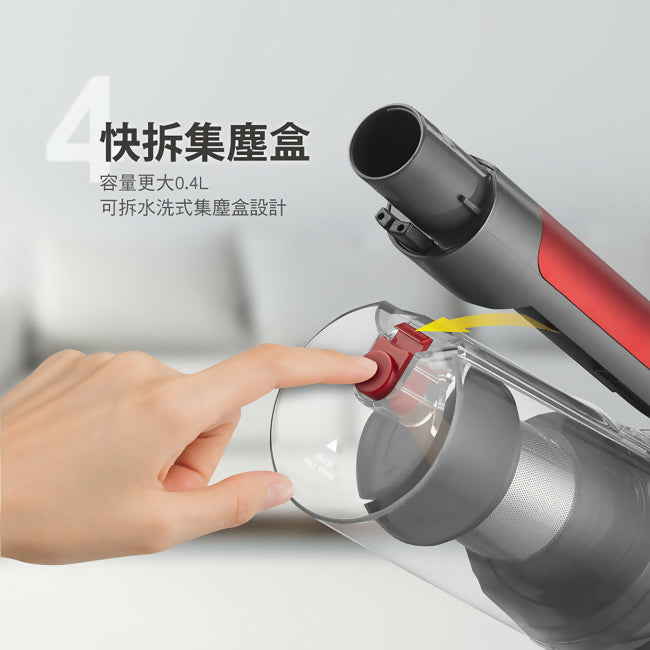 CHIMEI奇美LED電動地刷手持強力氣旋吸塵器 VC-HUNPH0