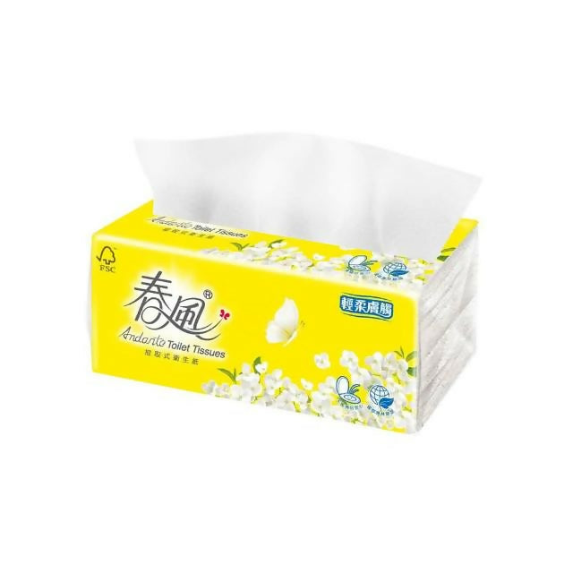 【春風】 抽取式衛生紙輕柔膚觸100抽*24包*3串/箱