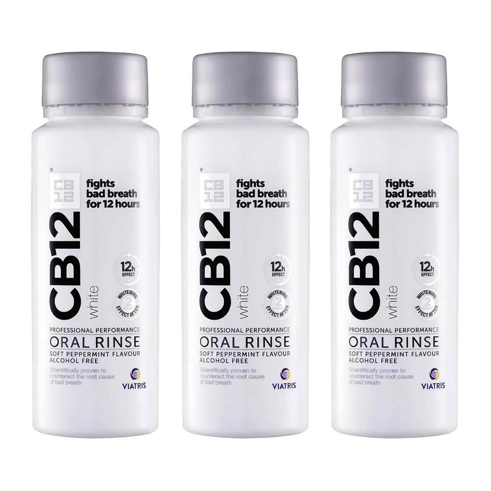 【CB12】White淨味美白漱口水250ml x3瓶